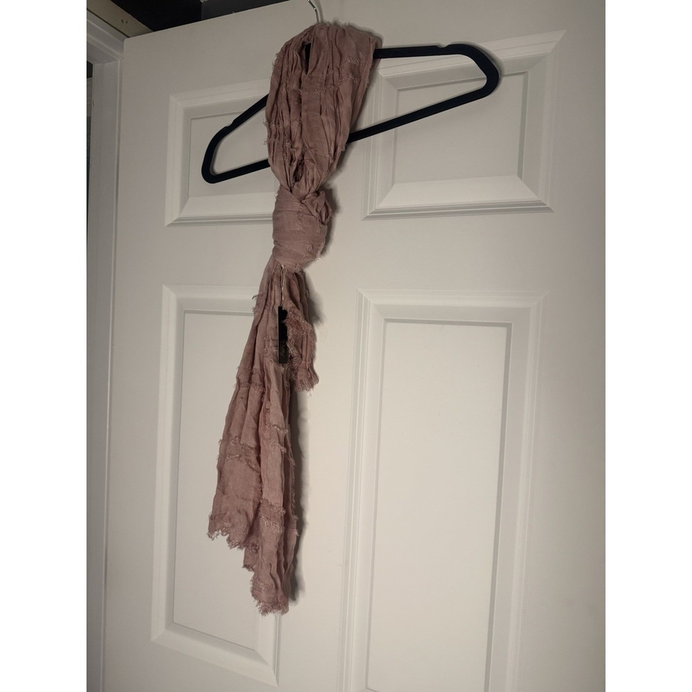 Pretty Persuasions Scarf Mauve W Stitching Nwt